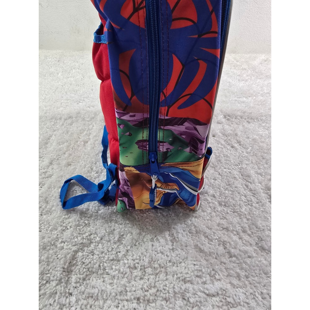 Marvel Heroes Backpack Red Spider-Man Iron Man Hulk Comic Book School Bag - Picture 4 of 13